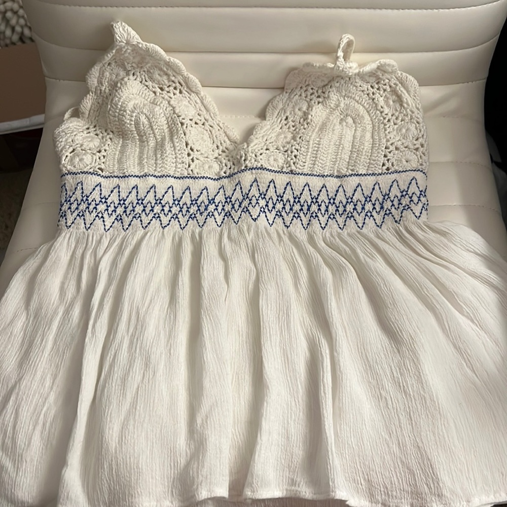 Free People Crochet Top